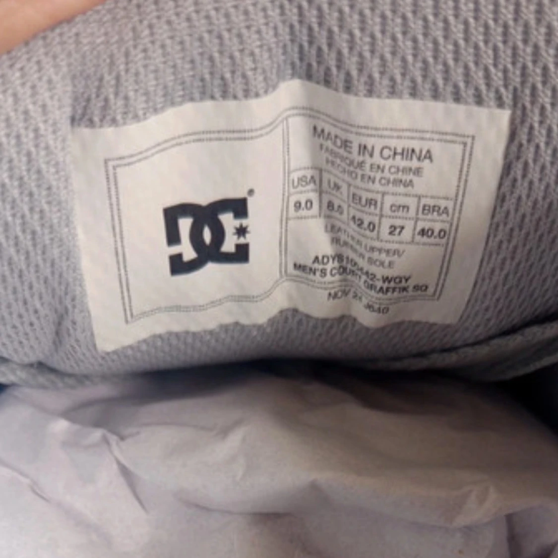 DC Shoes Court Graffik - White and Grey - 2