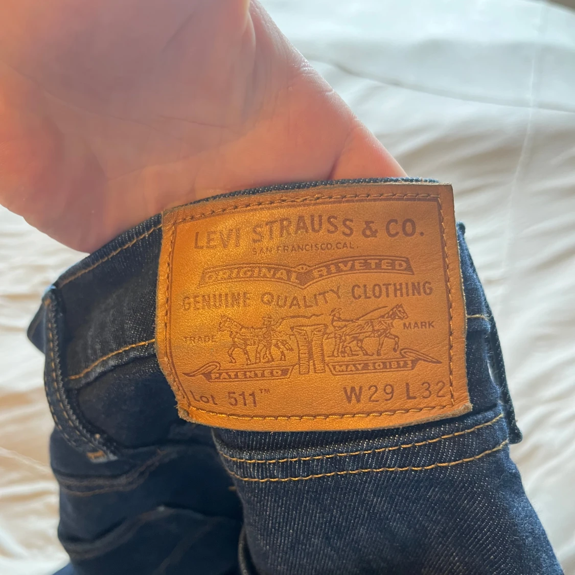 Levi's 511 mörkblå jeans W29 L32 - 2