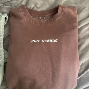 Brun sweatshirt från Conan Gray - Säljer en brun sweatshirt från Conan Gray har varit använd två eller tre gånger. Säljer den för att den bara hänger i min garderob och samlar damm🤗🌸. Tröjan har rund hals, långa ärmar och är gjord i mjuk bomull med fleece på insidan.  Pris kan diskuteras 😘