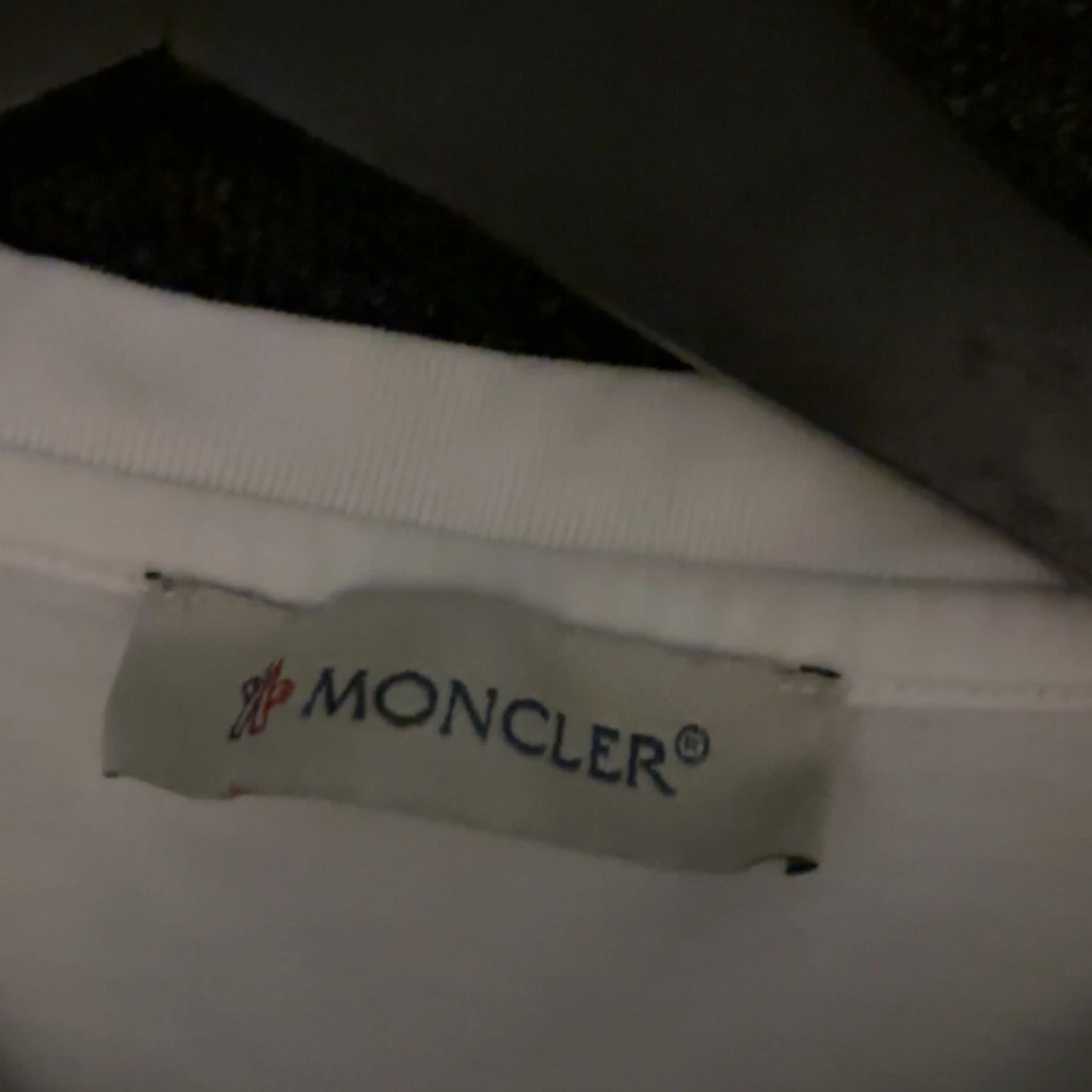 Vit Moncler t-shirt i bomull - 4