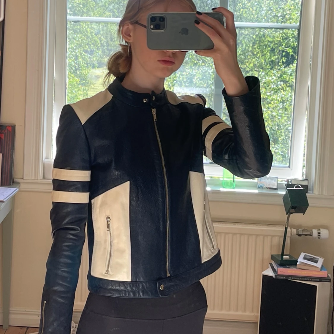 Michael kors läderjacka  - 1