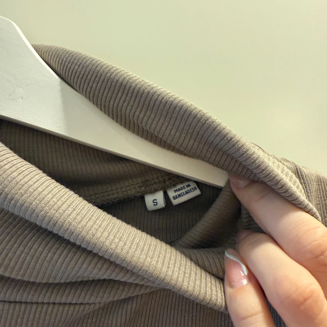 Beige ribbad polotröja från JJXX - 3