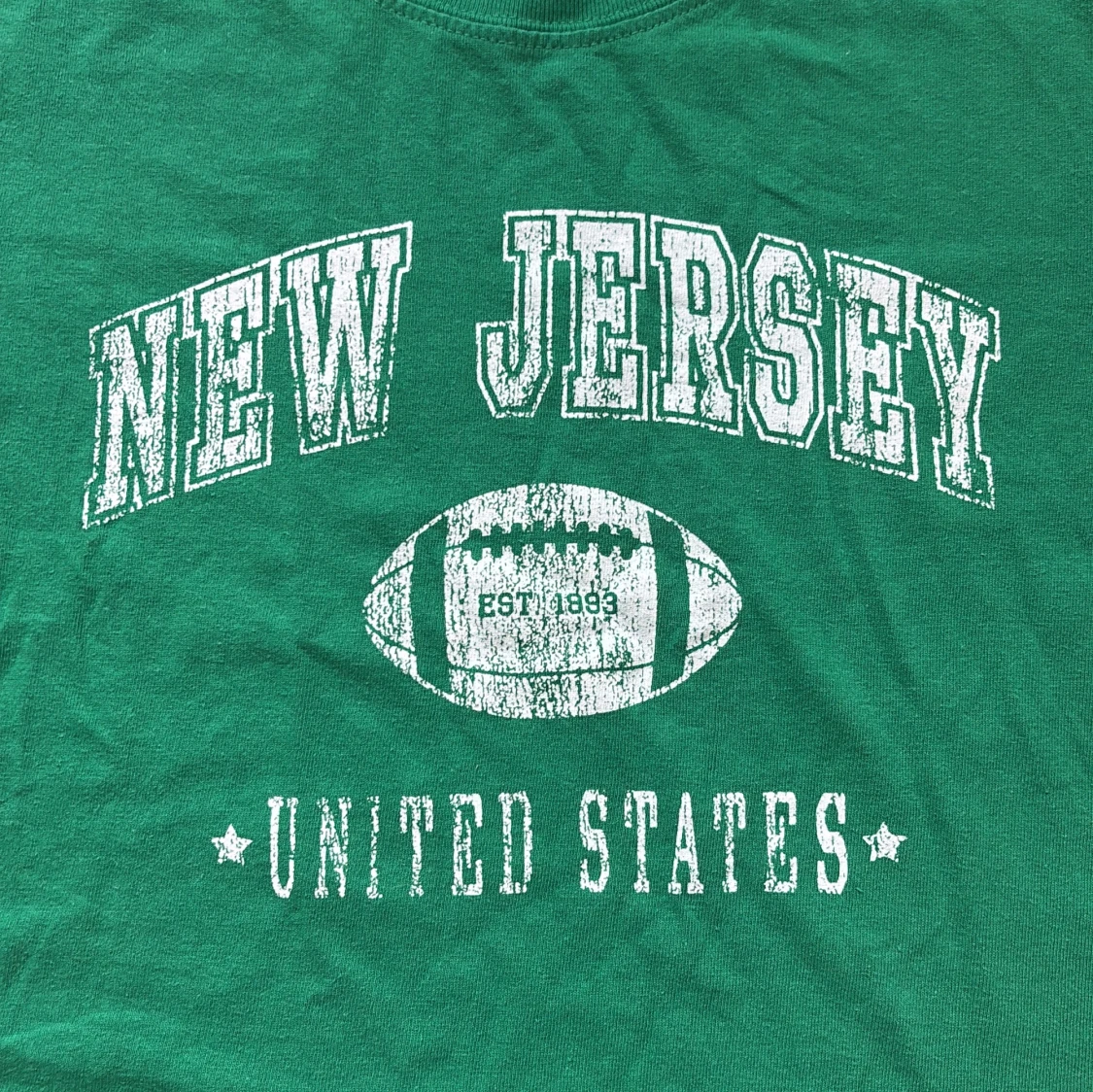 Grön New Jersey t-shirt XS (160)  - 1