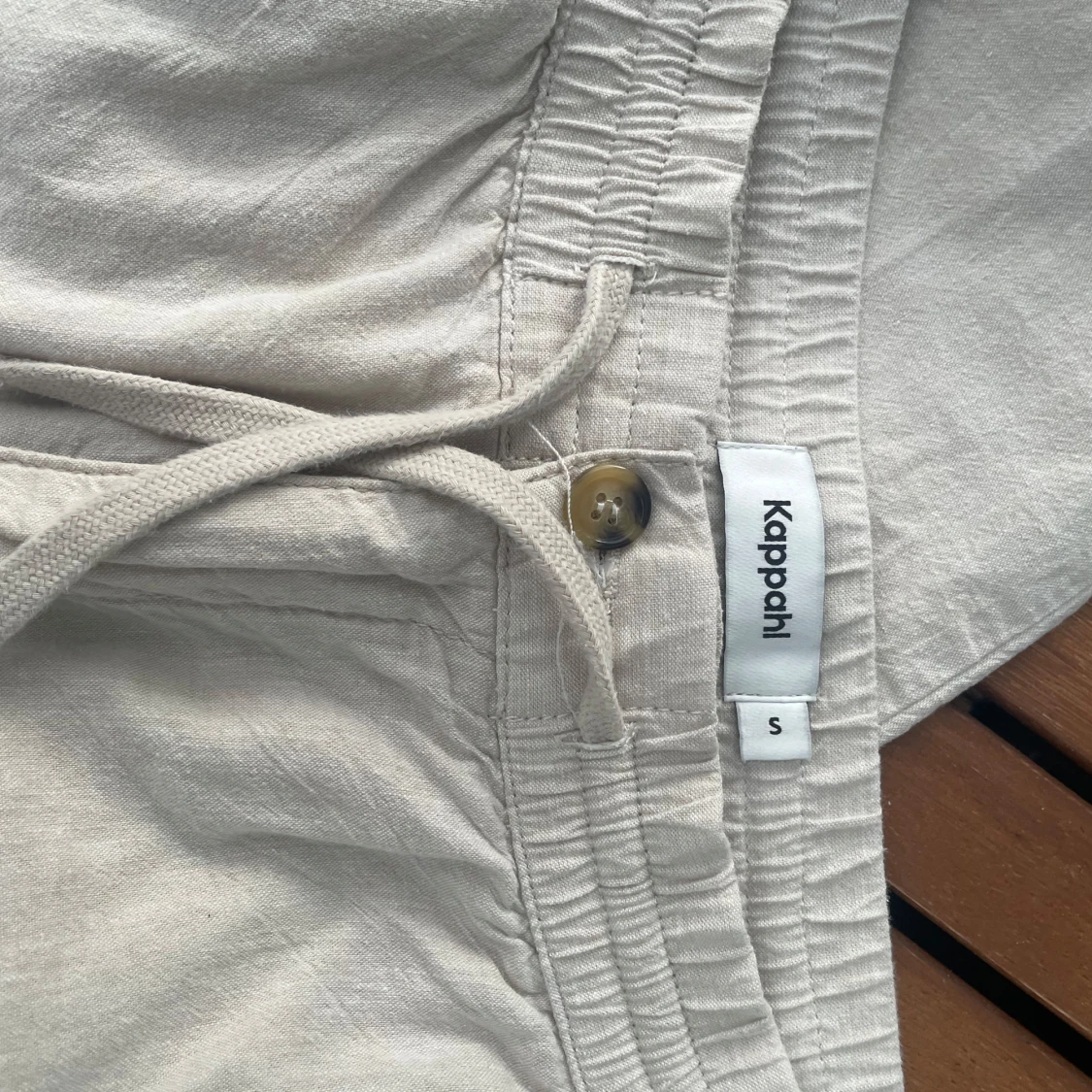 Linnebyxor Kappahl - Beige  - 1