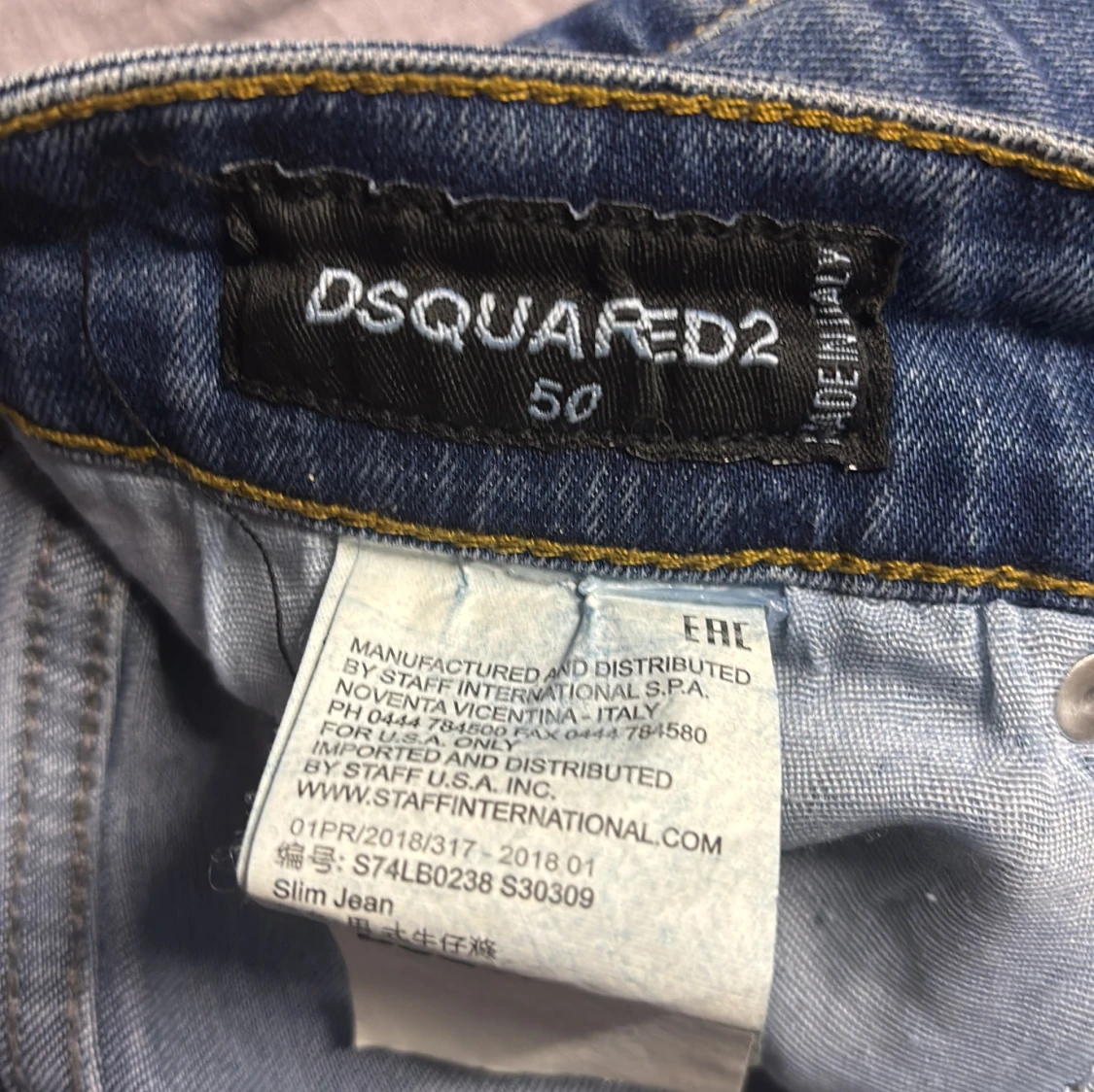 Dsquared2 slim jeans med slitningar - 2