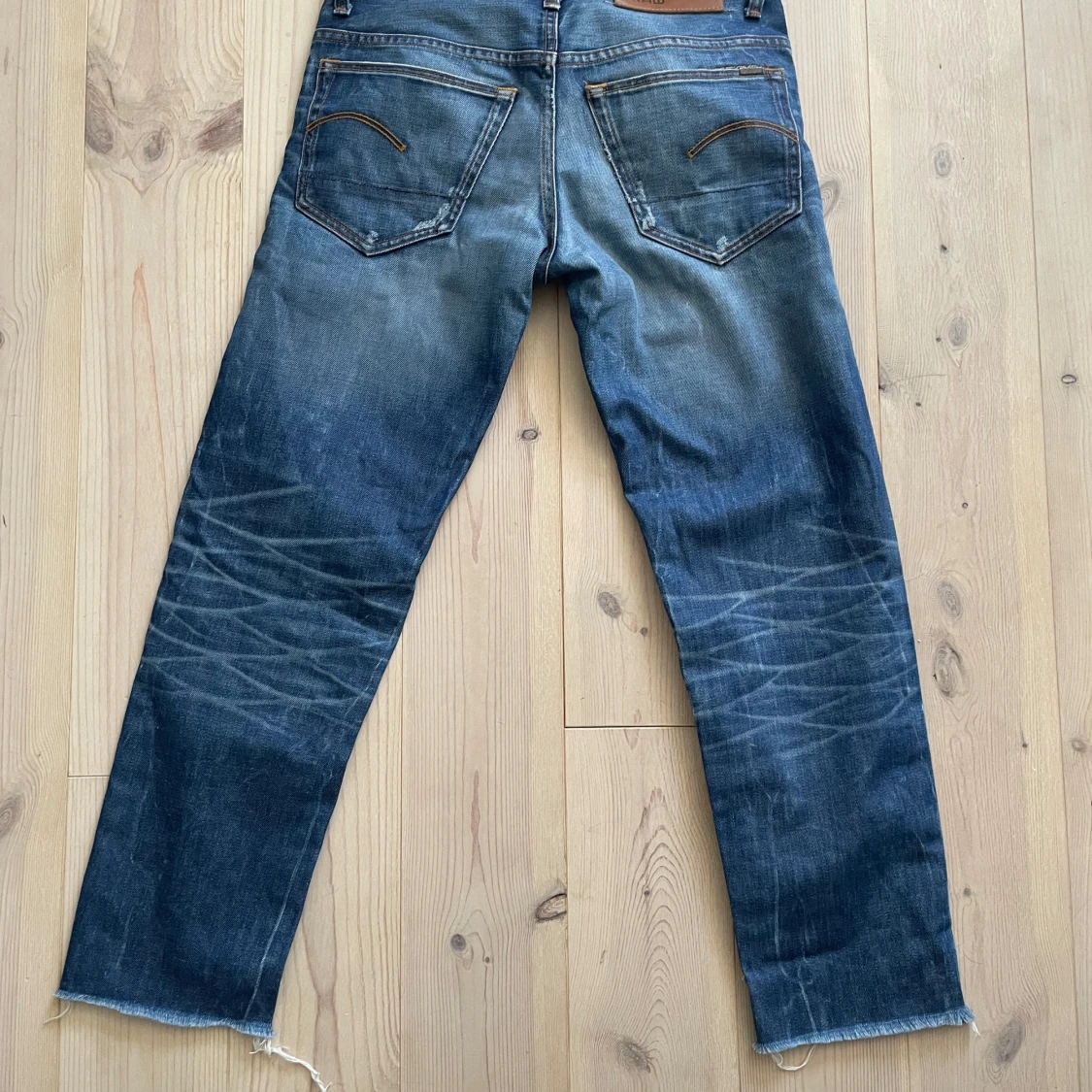 G-Star RAW 3301 blå jeans straight fit - 1
