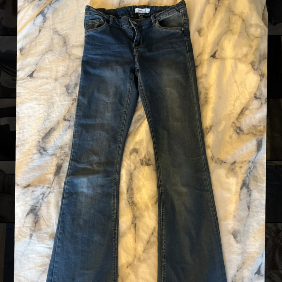 Mörkblå bootcut jeans från Name It storlek.152