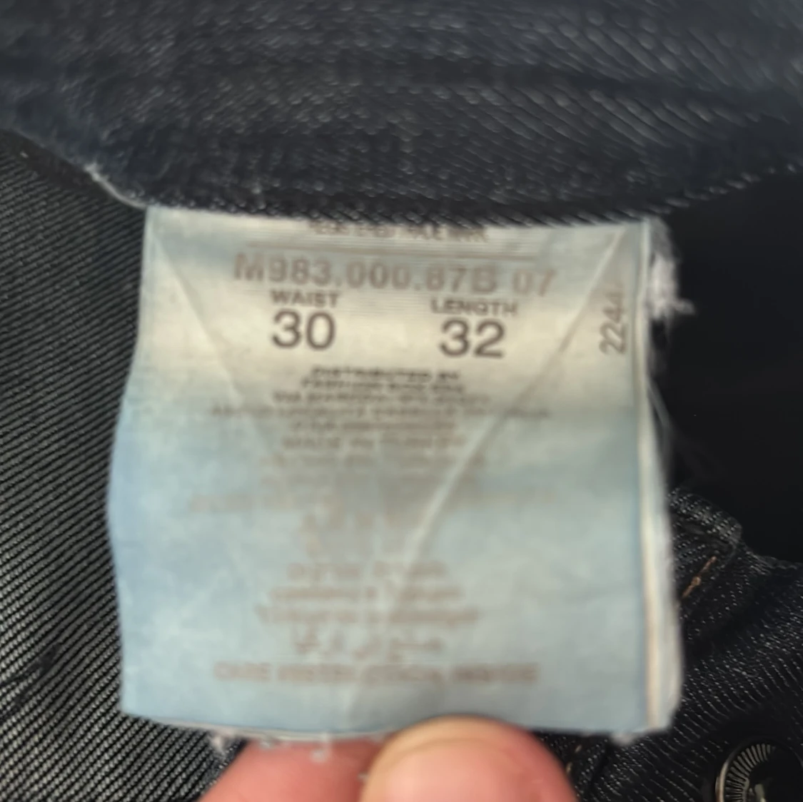 Mörkblå Replay jeans - 3