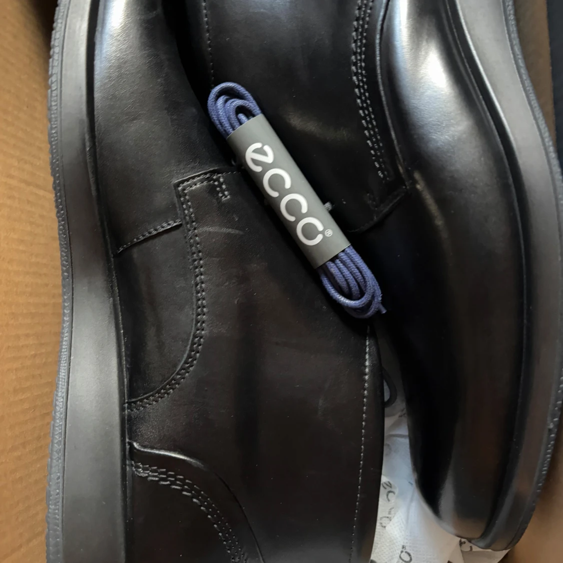 Svarta skinnboots från ECCO