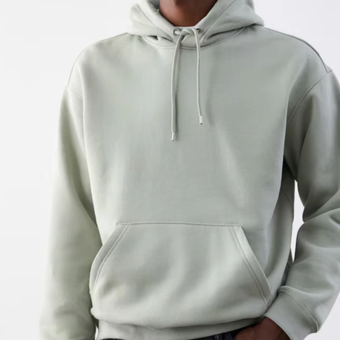 Ljusgrön hoodie från H&M - 3