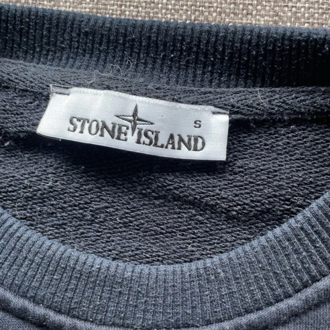 Mörkblå sweatshirt från Stone Island - 1