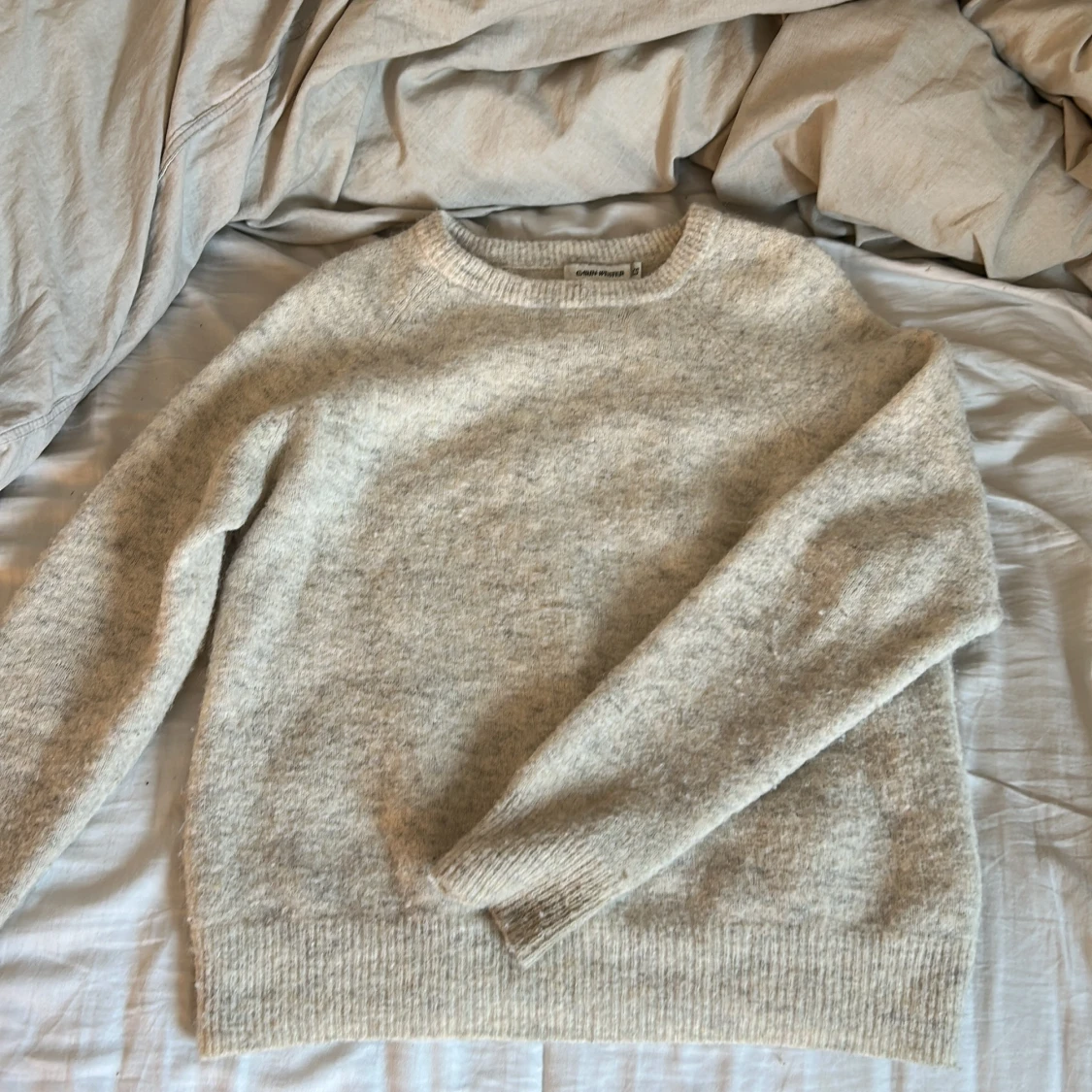 Beige stickad tröja Carin Wester XS