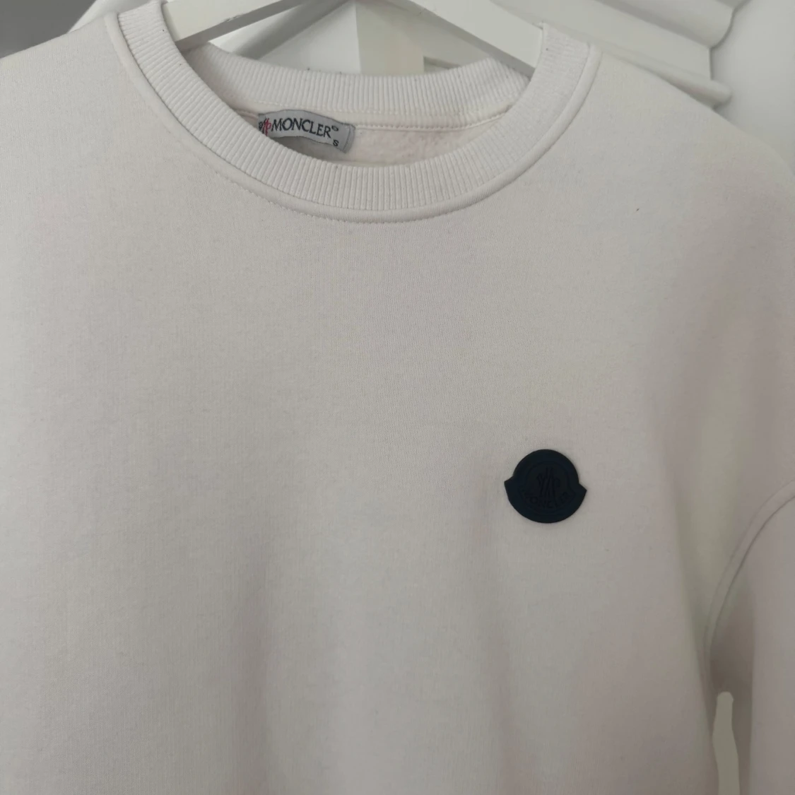 Vit sweatshirt från Moncler - 1