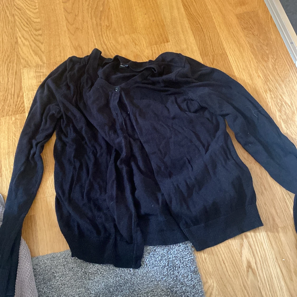 Svart kofta från H&M Basic, M
