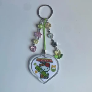 Hello kitty keychain - Handmade by me.