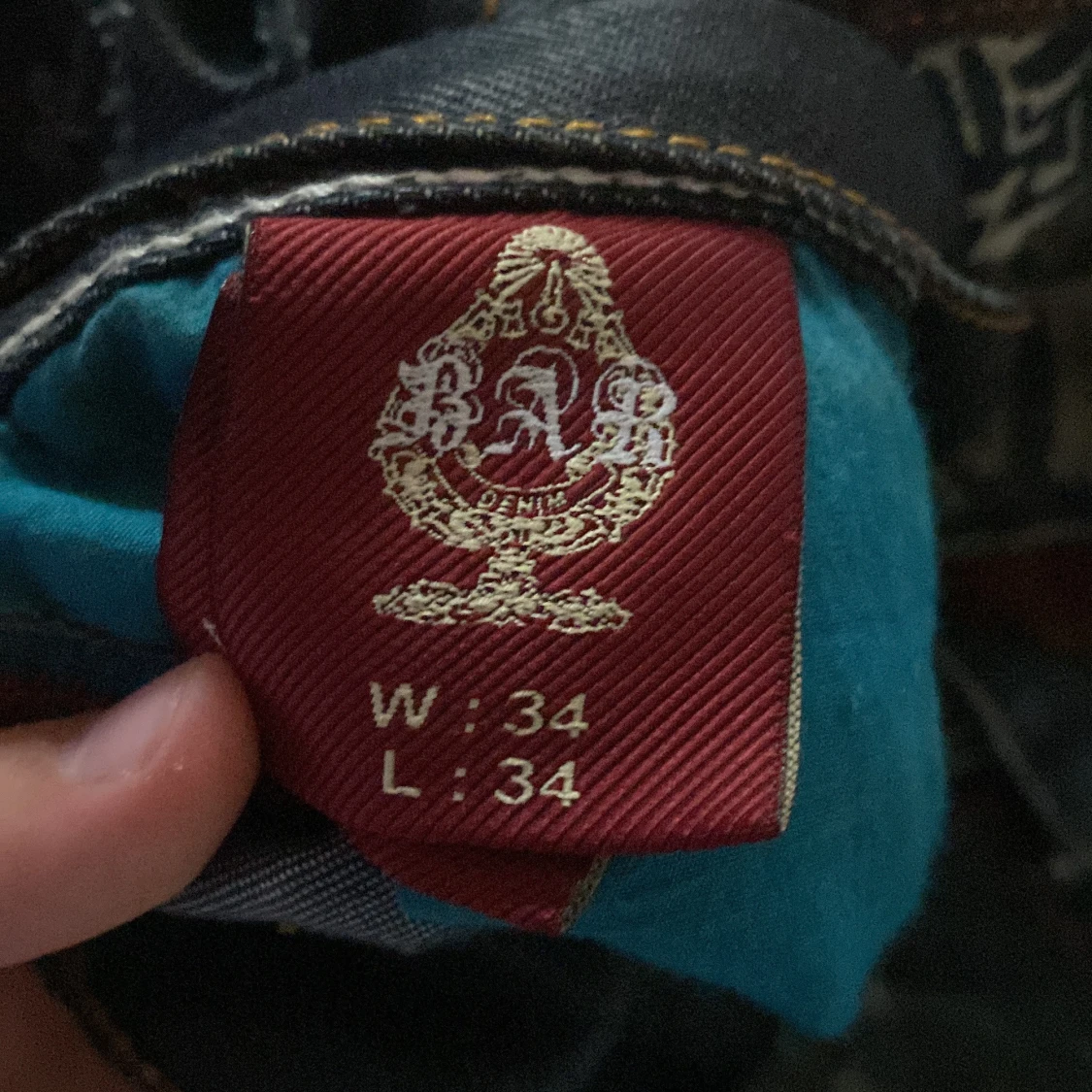 BAR Magic of Denim patchade jeans 34 - 3