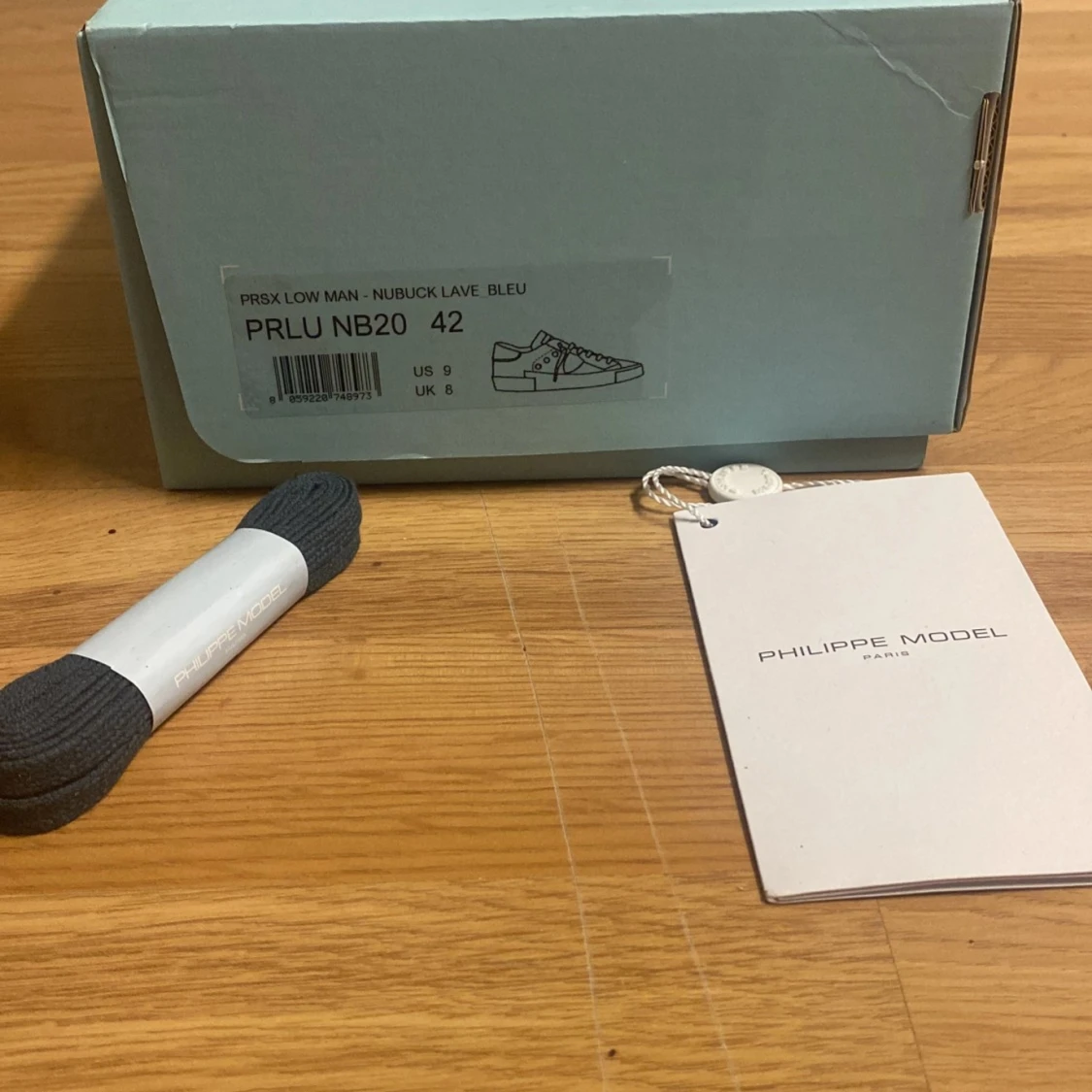 Mörkblå Philippe Model i mocka bytes/säljes - 3