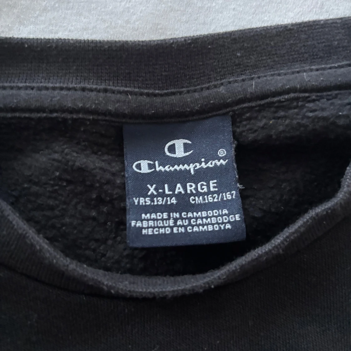 Svart Champion sweatshirt X-Large - 1