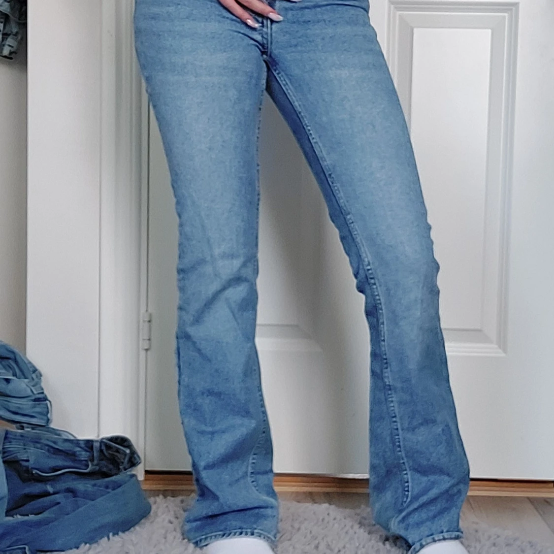 Monki low waist bootcut  - 1