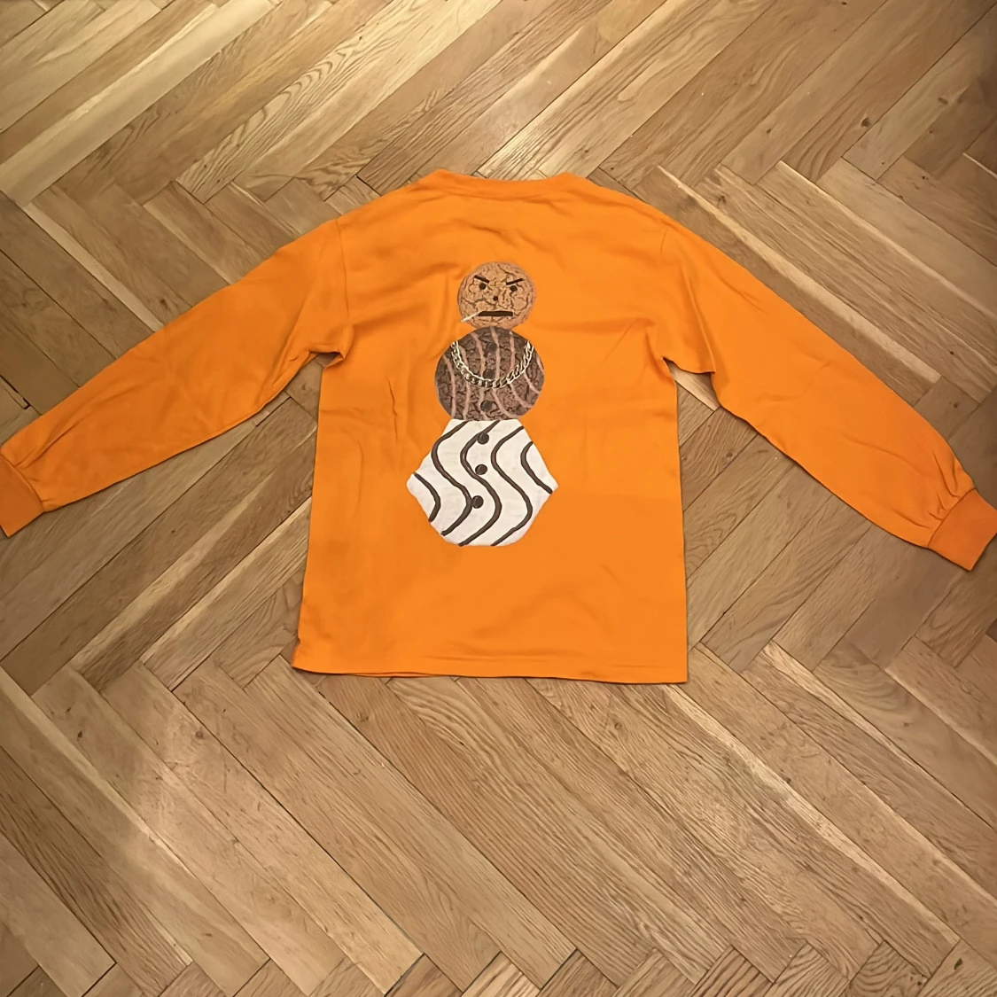 Orange långärmad tröja Quarter Snacks - 1