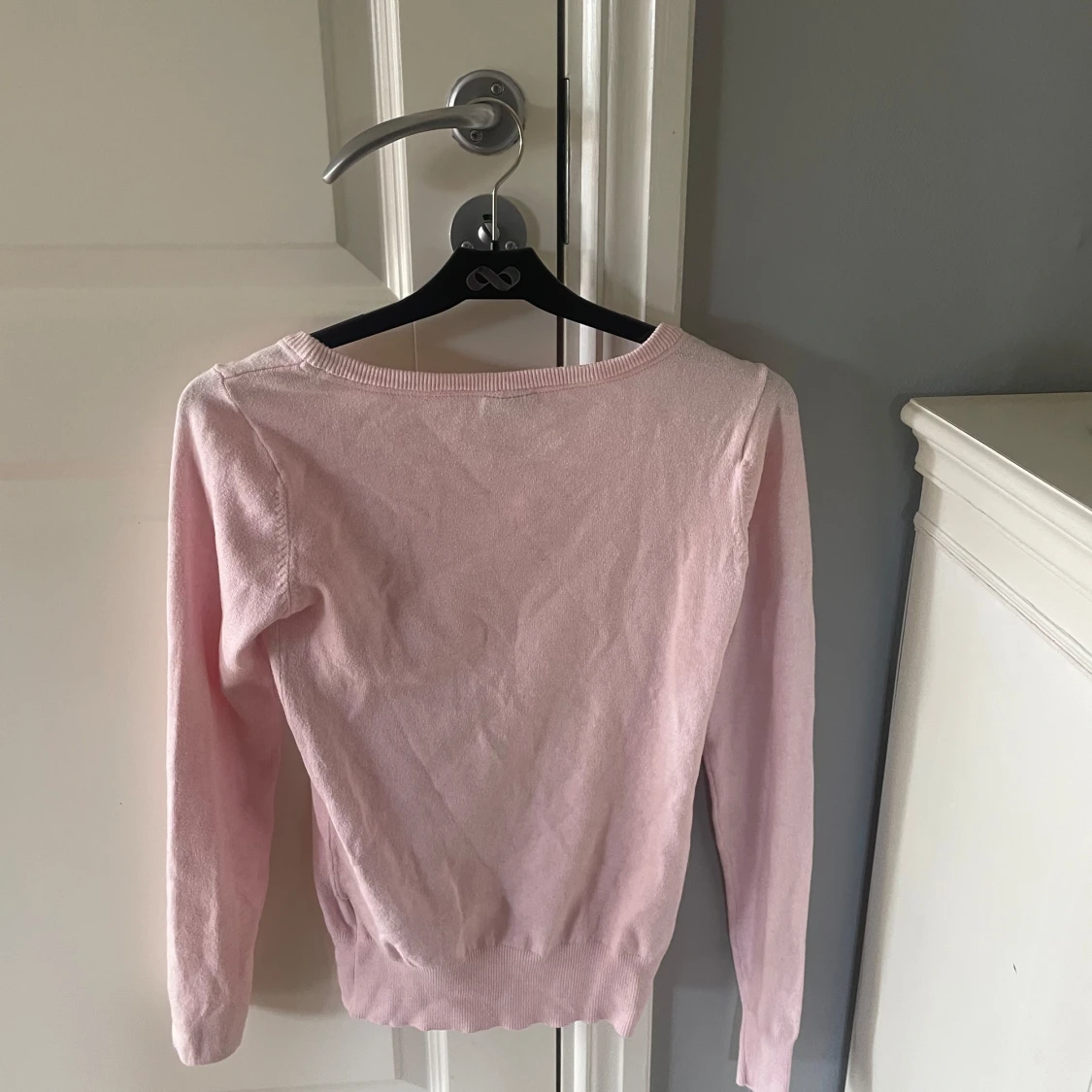 Ljusrosa stickad tröja från Cubus XS - 1