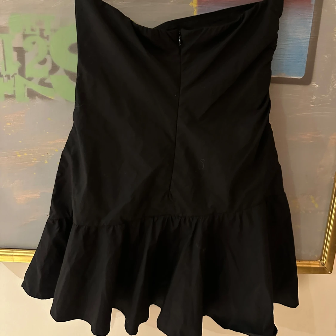 Svart bandeau kortklänning - 1