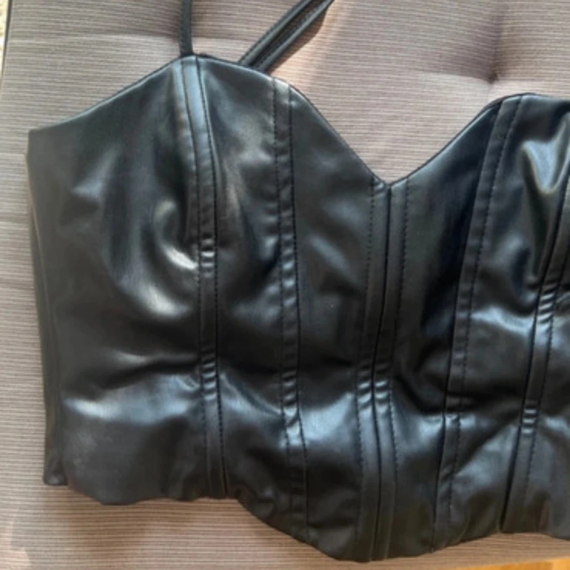 Svart korsett topp från Zara - 1