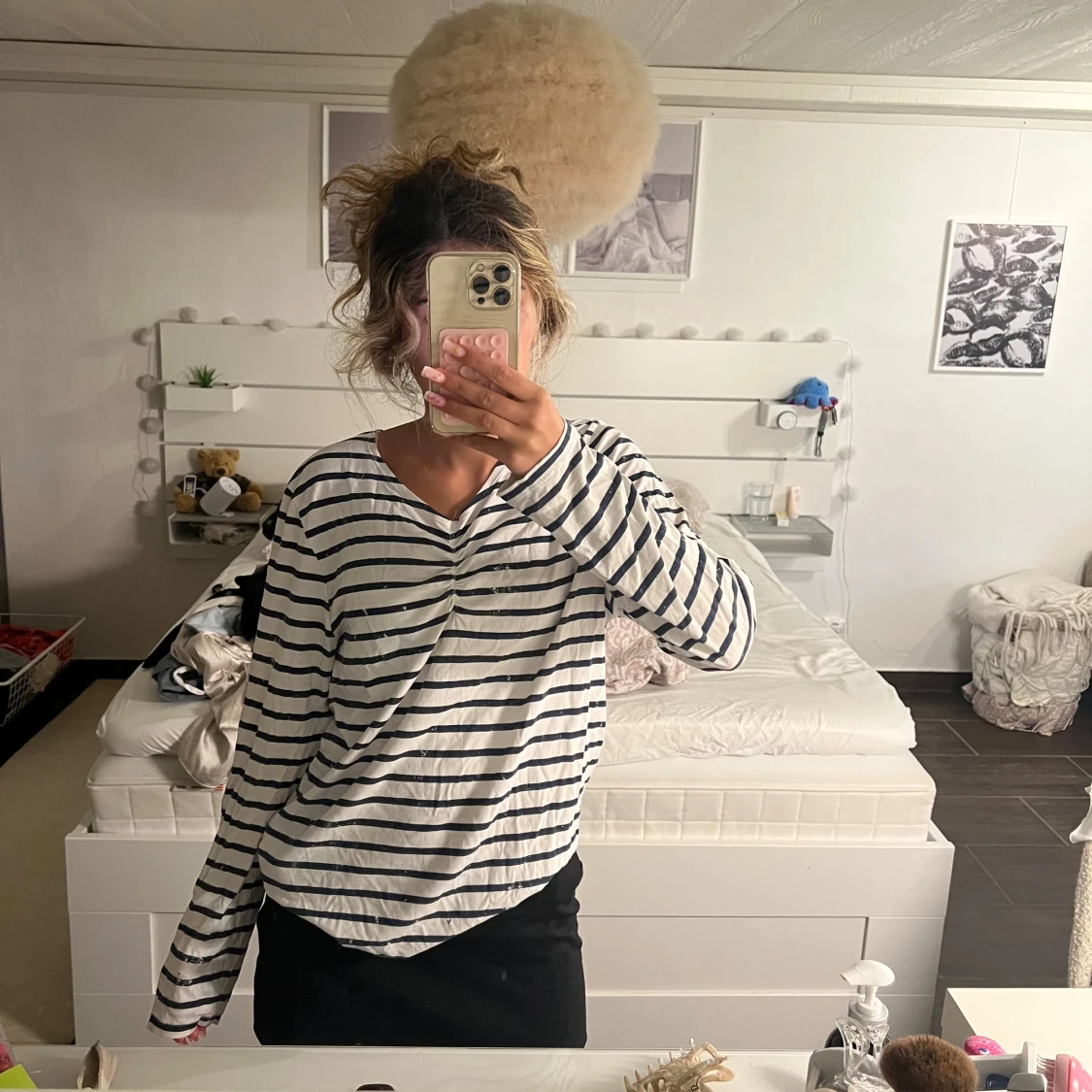 Randig långärmad tröja från Dobber