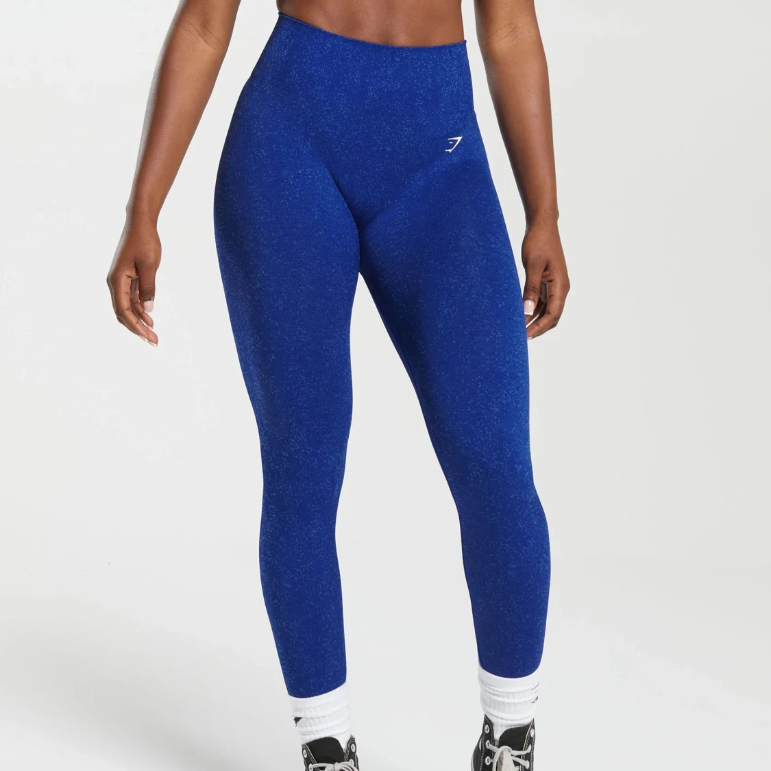 Adapt fleck seamless midi tank från Gymshark + leggings - 2
