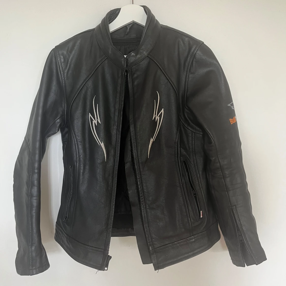 Svart skinnjacka Bullfighter