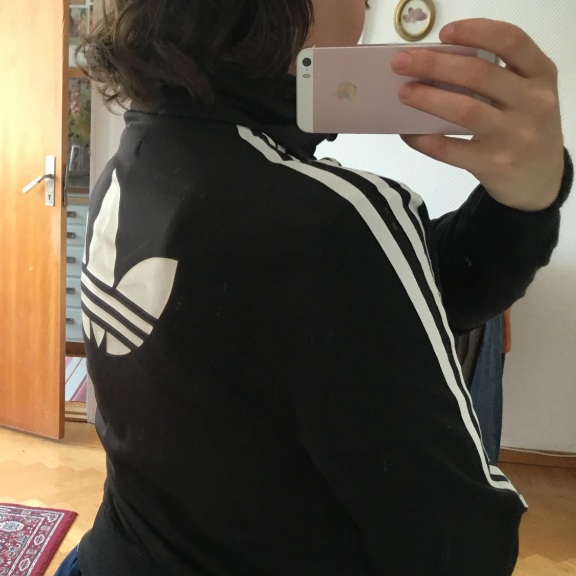 Svart Adidas träningsjacka S - 3