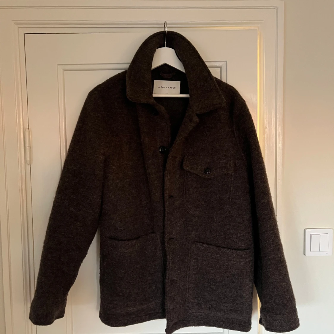 Mörkbrun overshirt från A Day's March