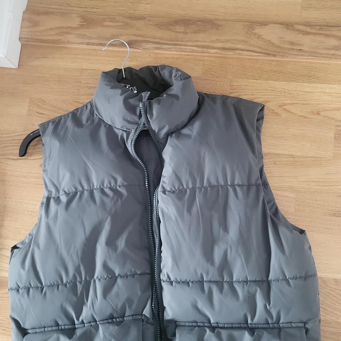 Grå dunväst från lager 157 stl xs - 1