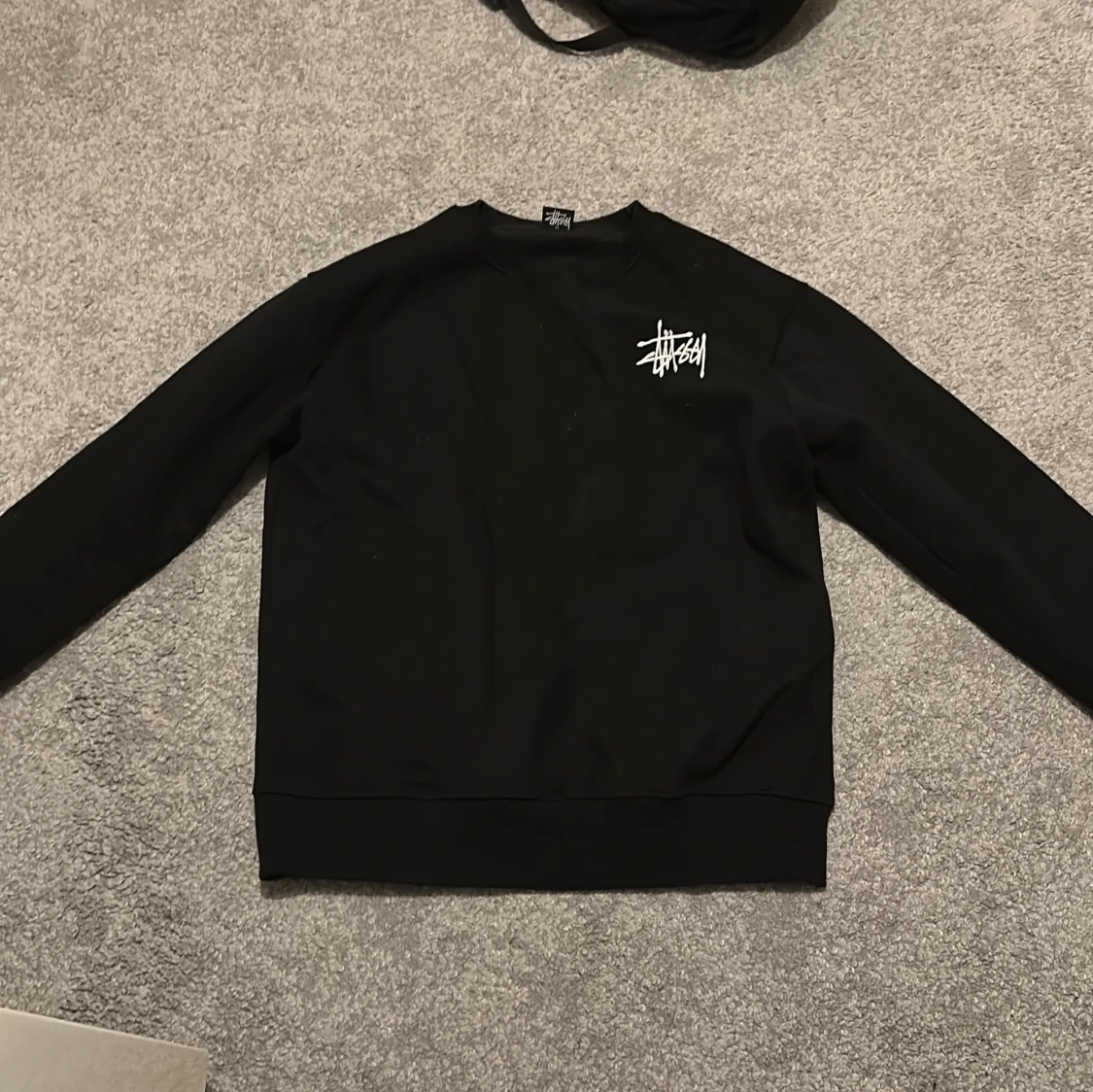 Svart Stüssy sweatshirt XL