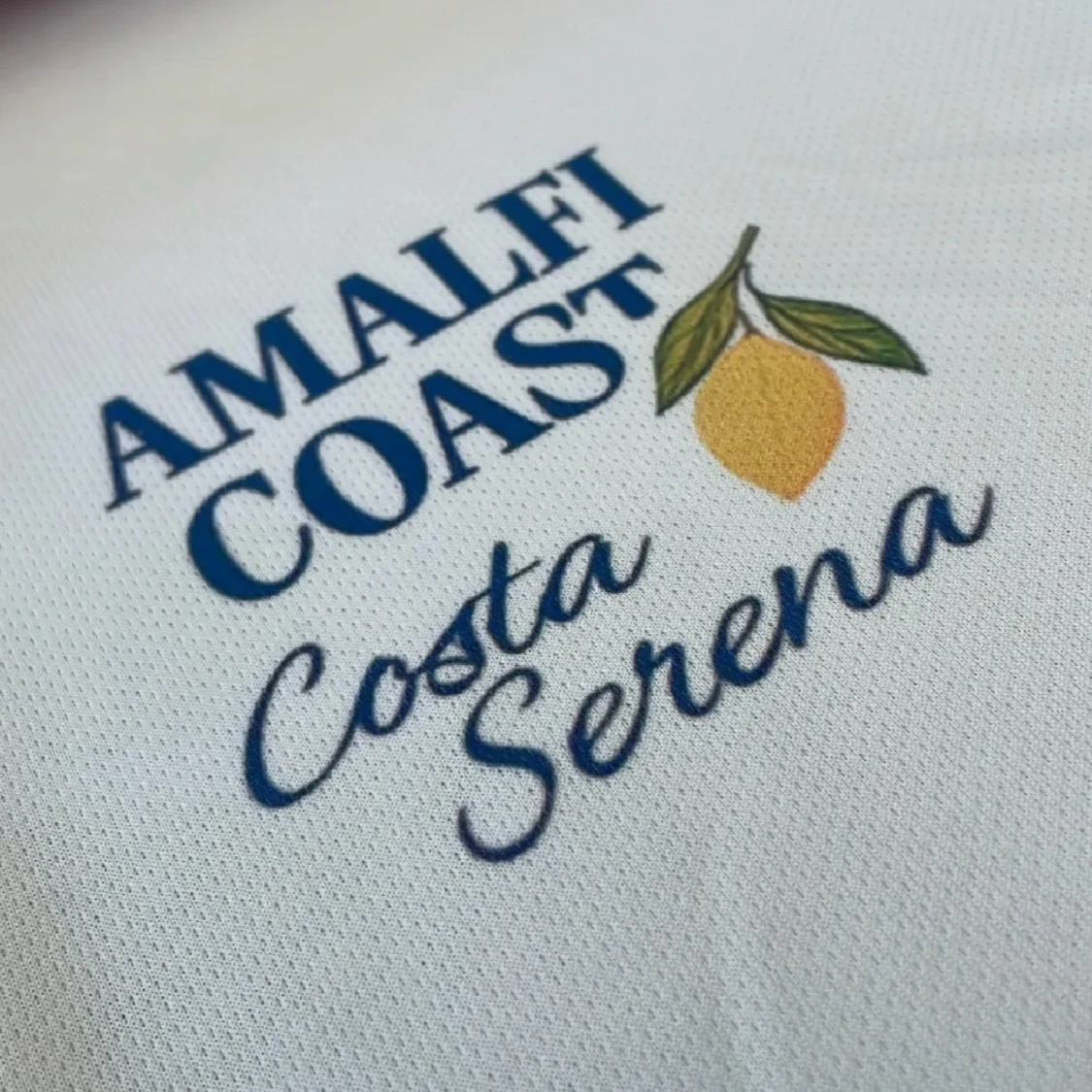 Vit Amalfi Coast t-shirt med citrontema - 2