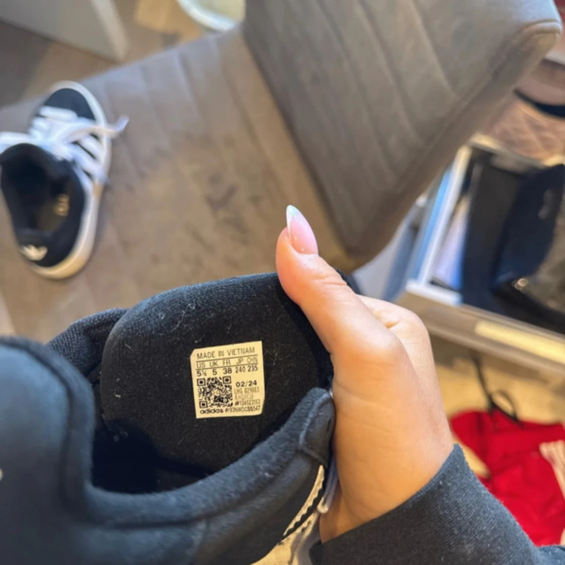 Adidas Campus sneakers svart/vit - 3