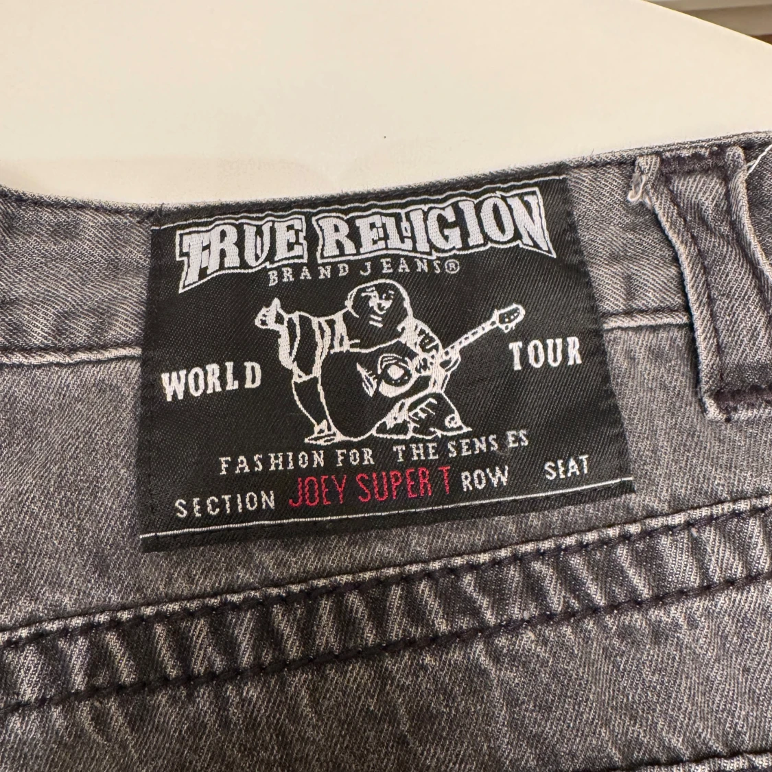 True Religion grå jeans Joey Super T - 3