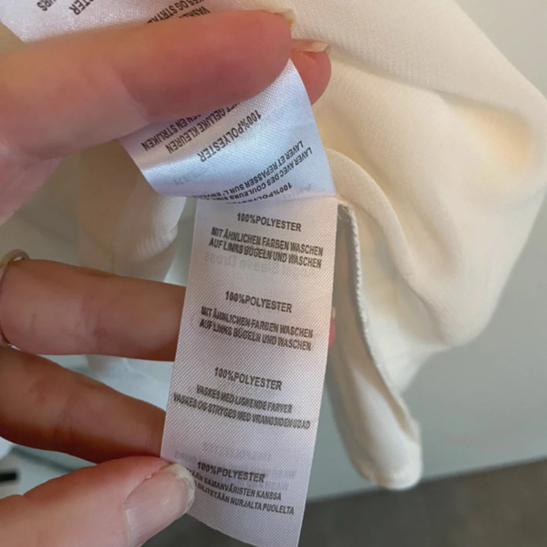 Vit klänning/omlottklänning - 3