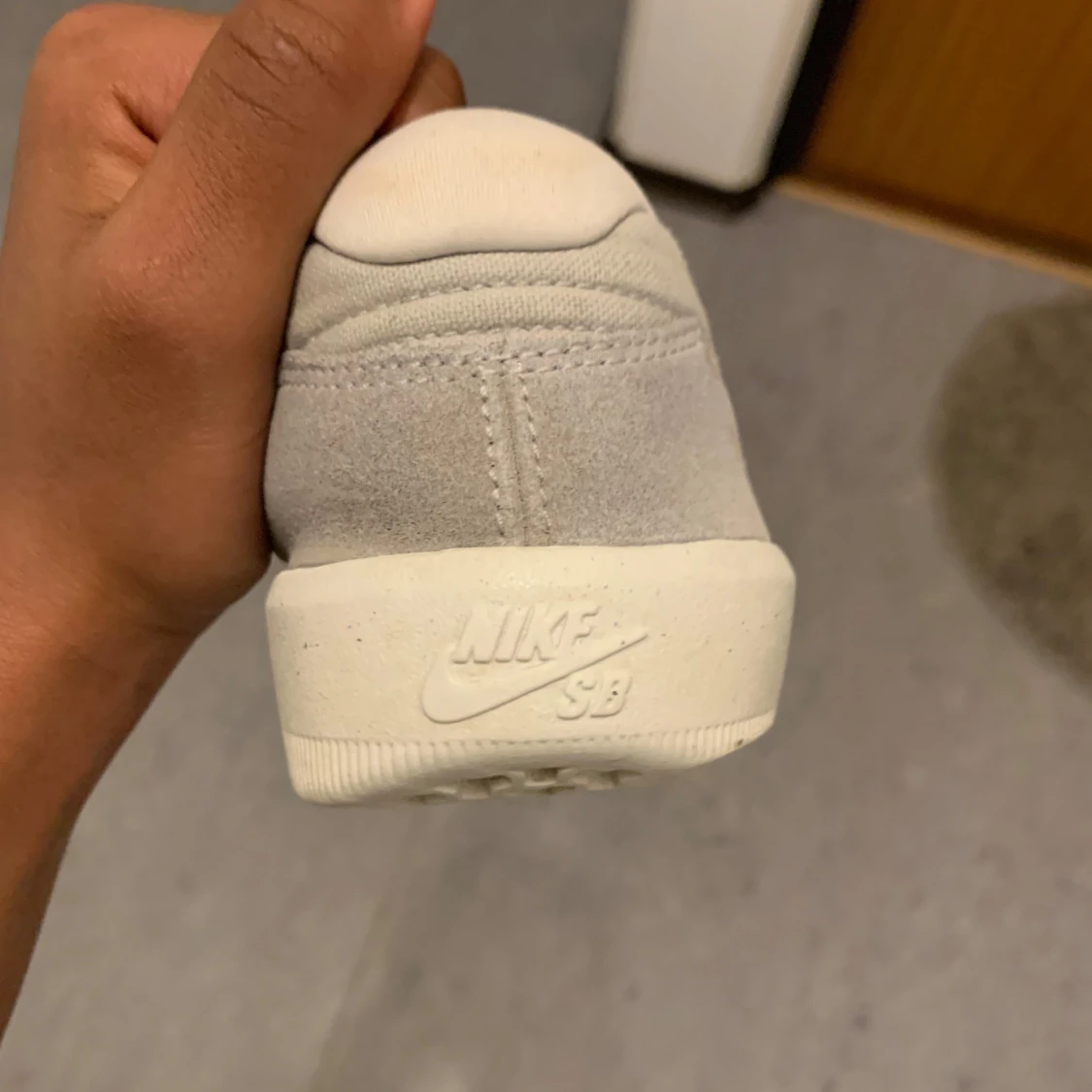 Nike SB Force 58 sneakers i grått och vitt - 2