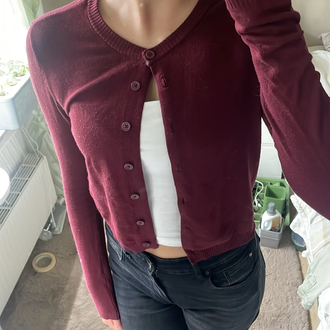 Vinröd kofta från 157 - 1