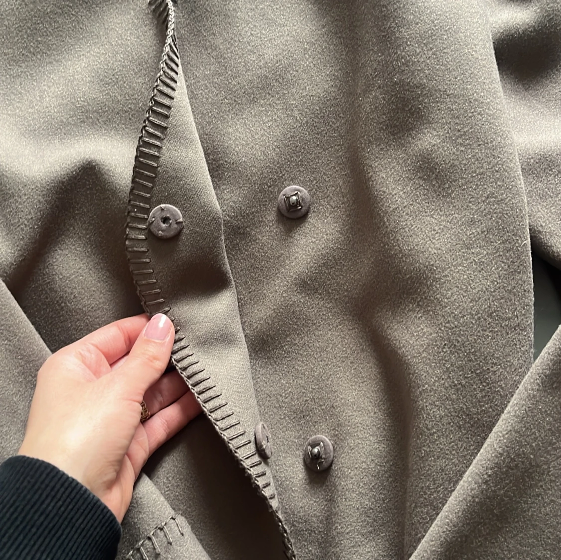 Brun/beige omlottjacka från Ginatricot - 1