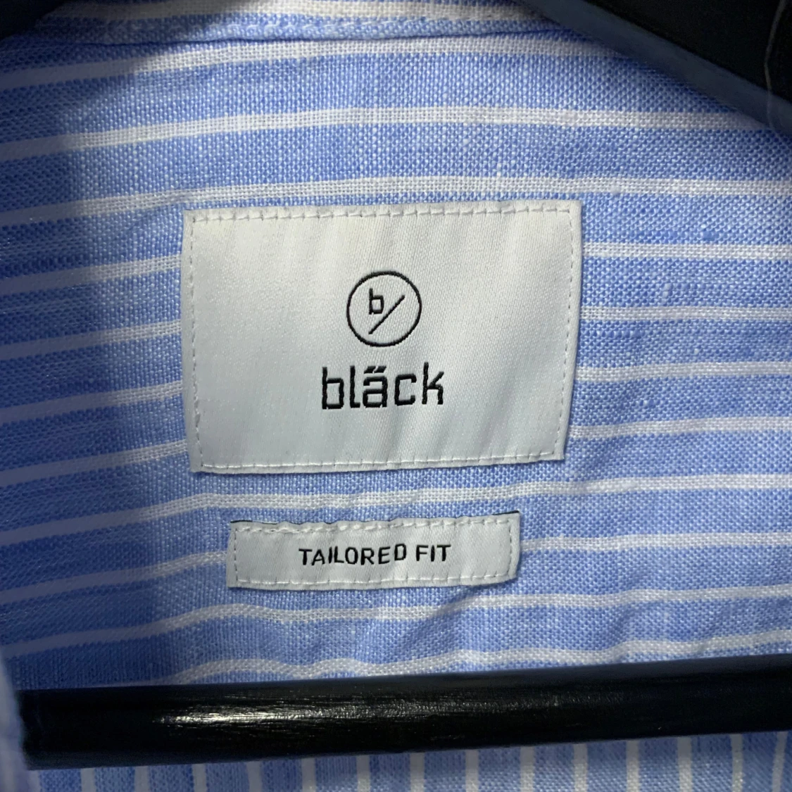 Ljusblå randig skjorta från Bläck - 1