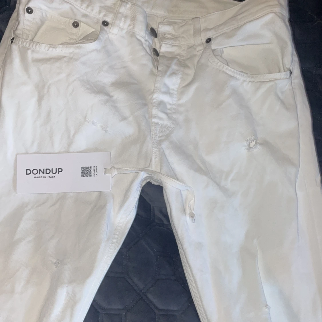 Vita jeansbyxor från Dondup - 3