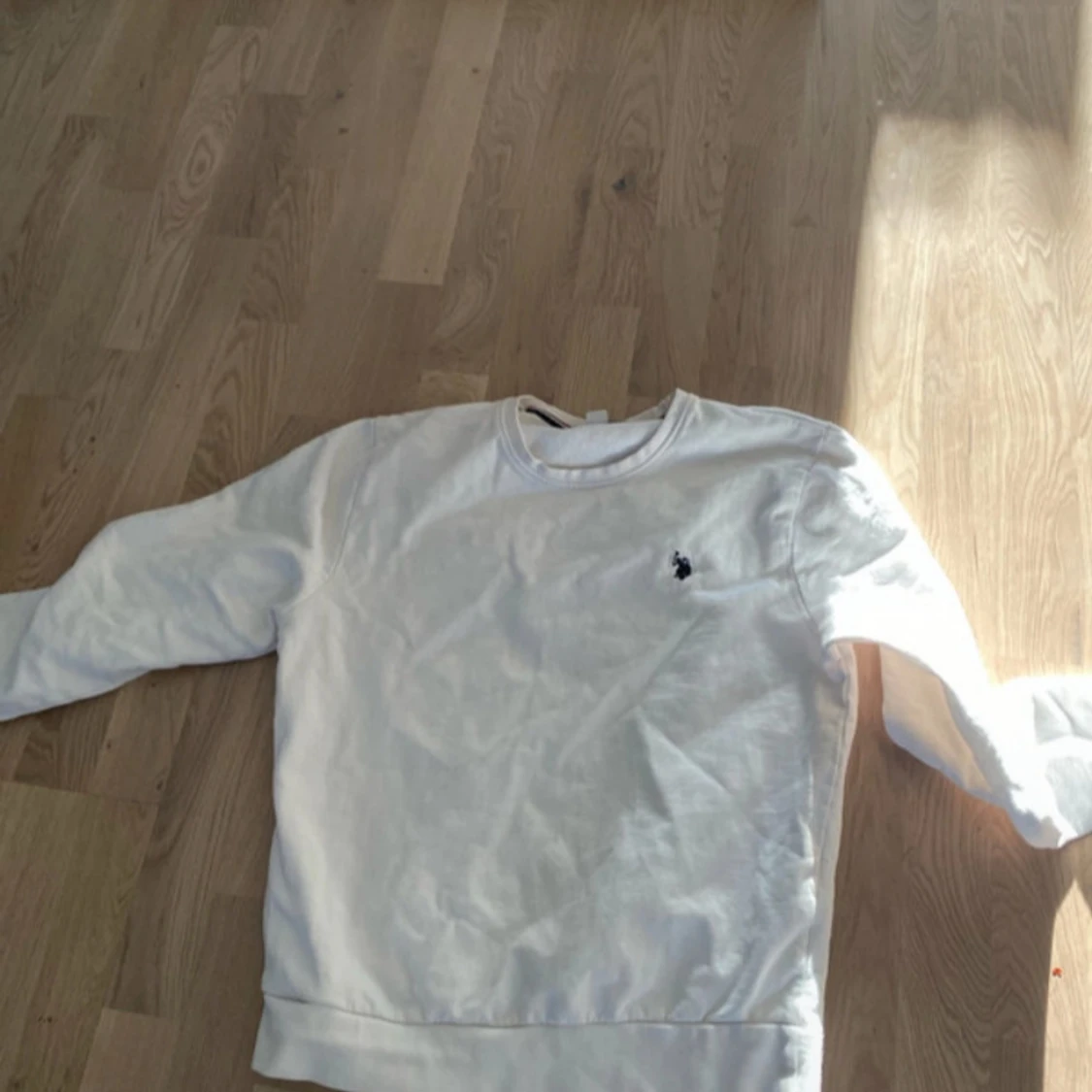 Vit sweatshirt från U.S. Polo Assn.