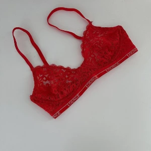 Röd Lounge Underwear spets bh ❤️ - En röd spets bh från Lounge Underwear i storlek 70C, använd 2 gånger så i mycket bra skick! FÖRST TILL KVARN!❤️(BUNDLERABATT VID KÖP AV FLER ARTIKLAR!)