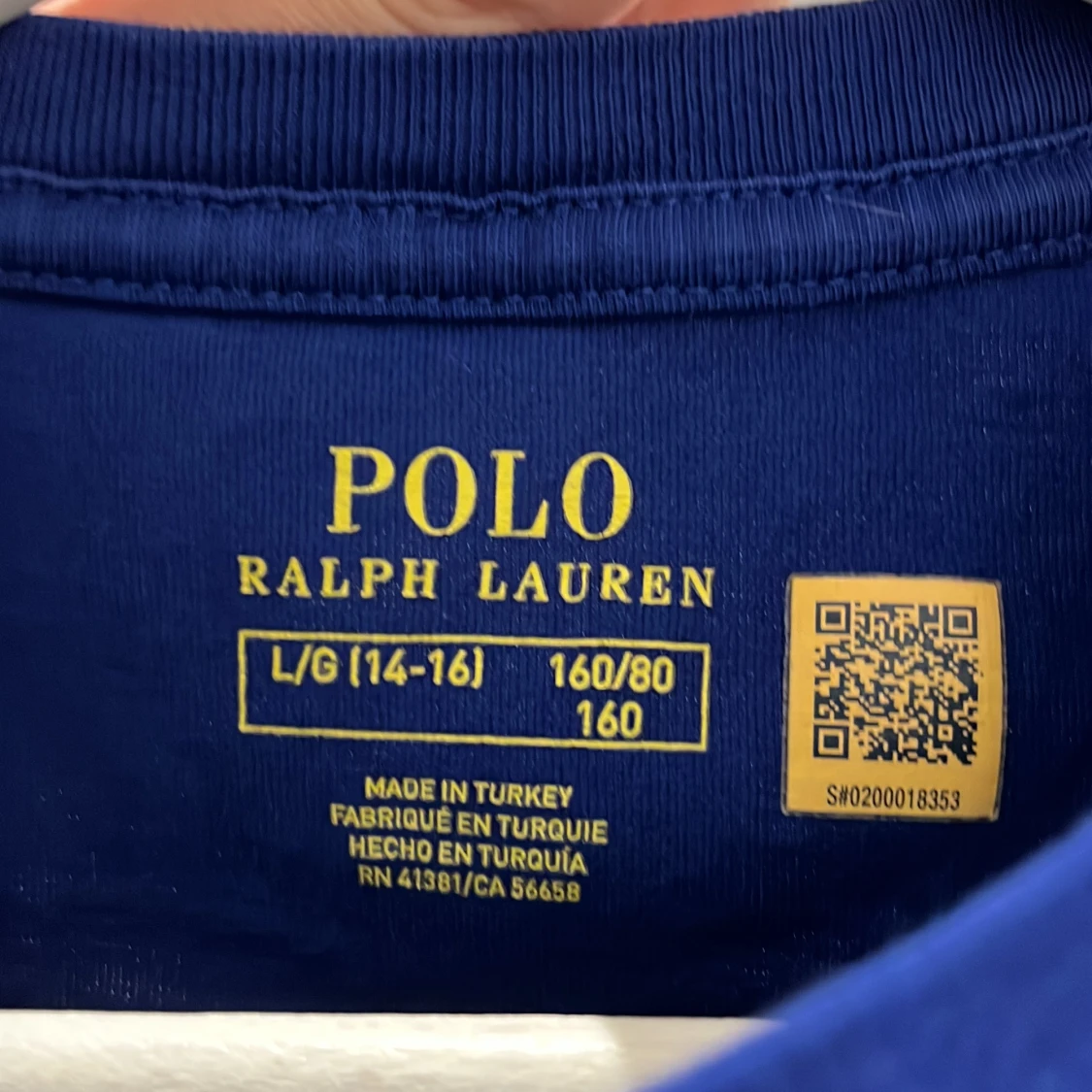 Blå t-shirt med björntryck från Polo Ralph Lauren - 2