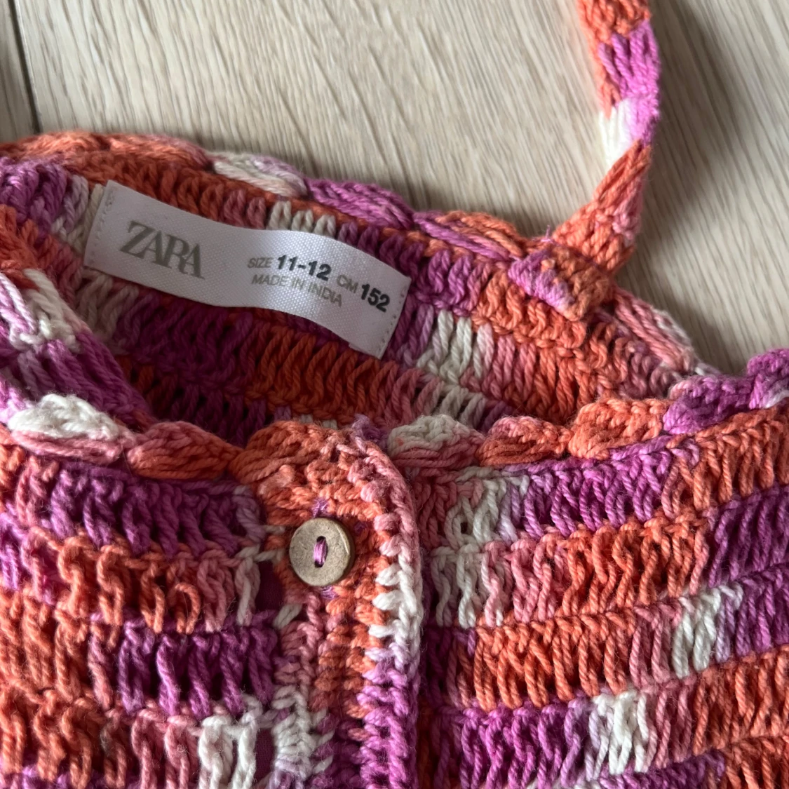 Färgglad virkad topp från Zara - 1