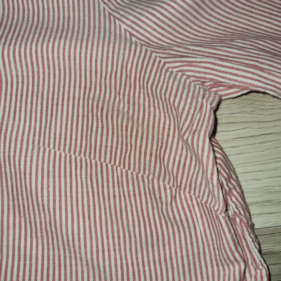 Rosa- och vitrandig blus - 3