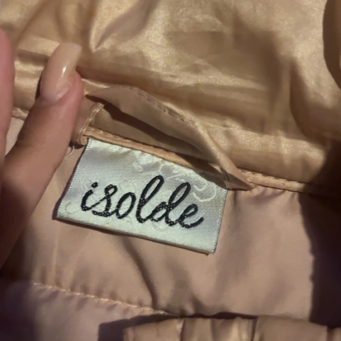 rosa pufferjacka från Isolde, stl 38 - 2