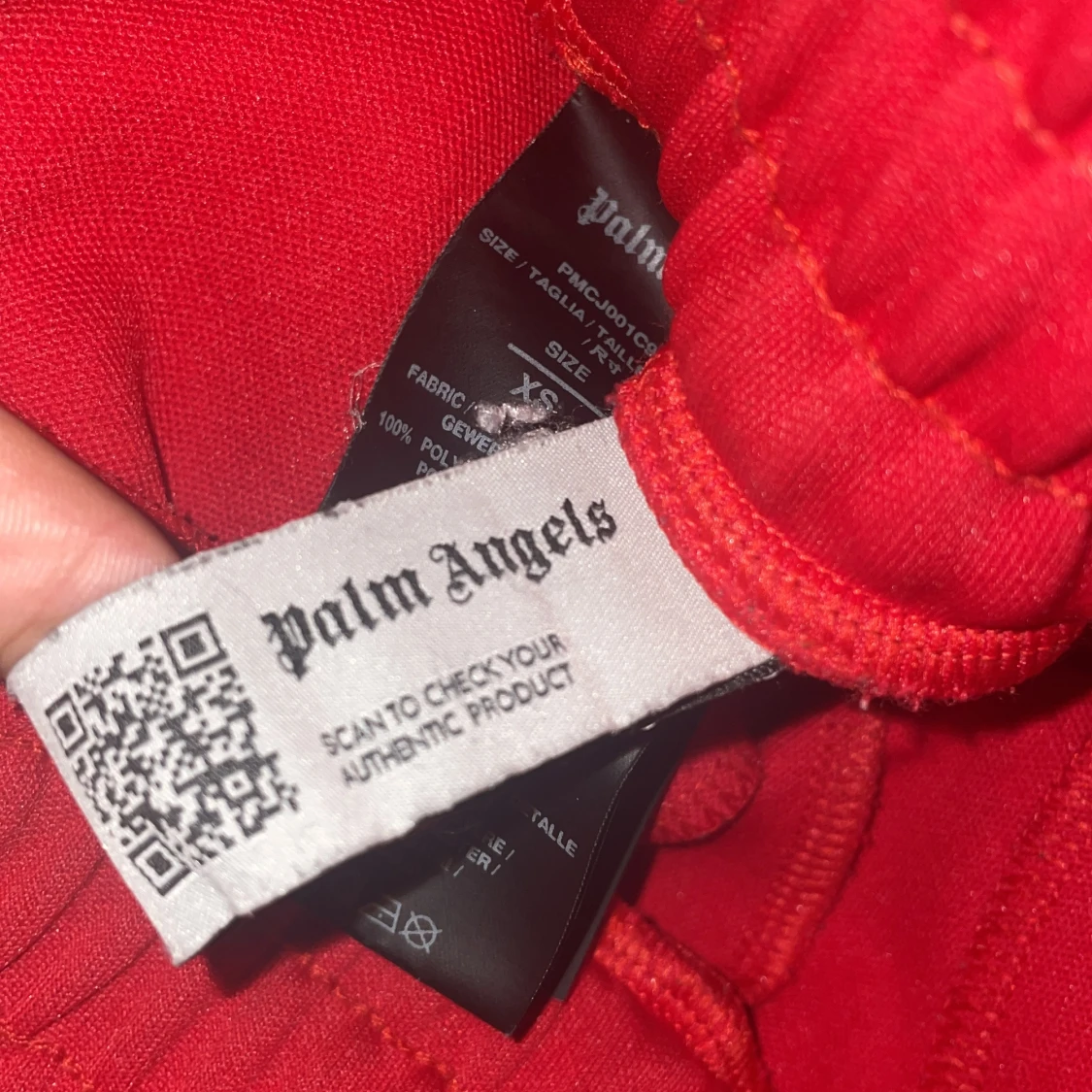 Palm Angels röda trackpants XS - 1